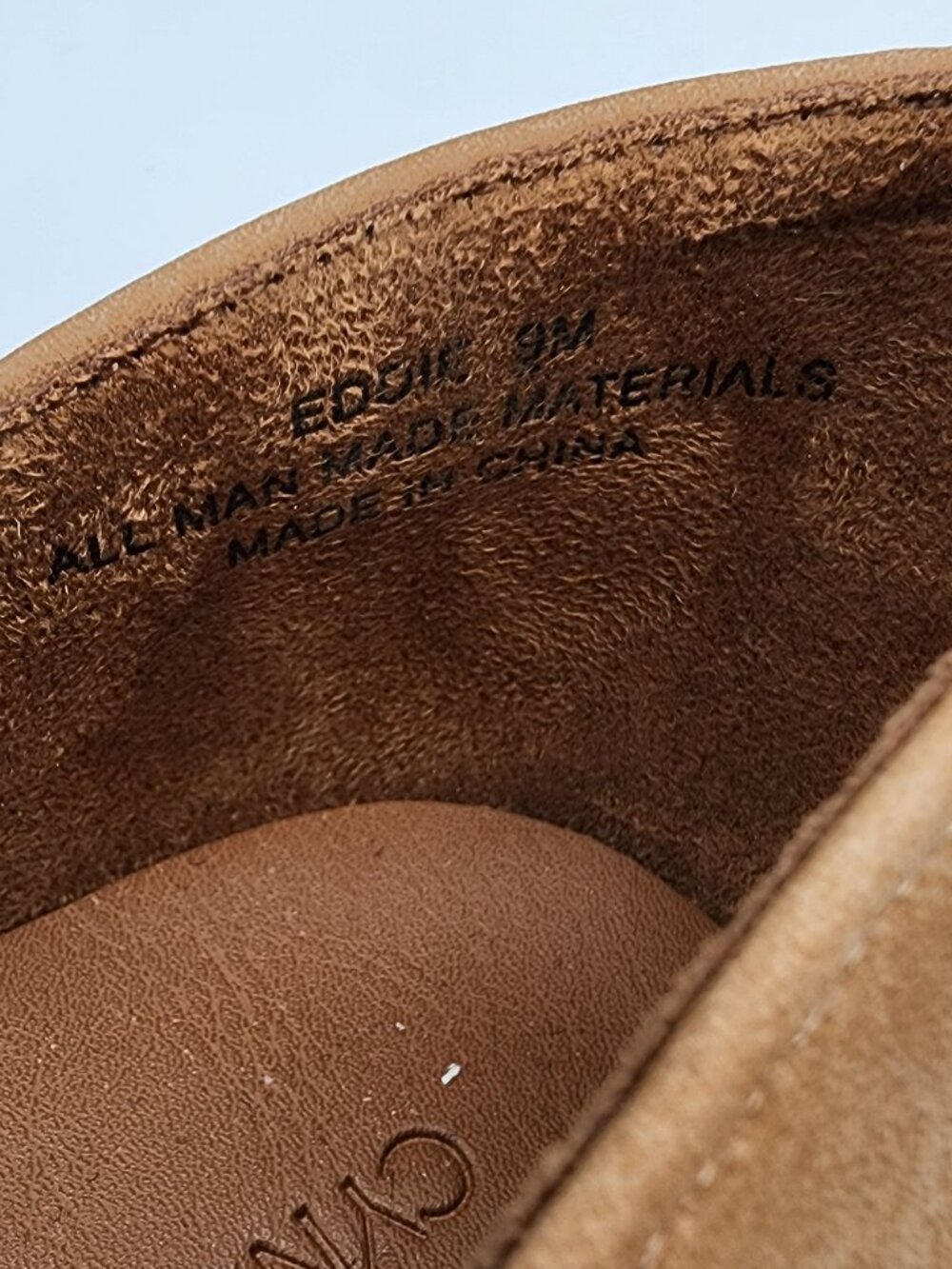 “Eddie” Tan Suede D'Orsay Ankle Booties | Women's 9 - Picture 9 of 17